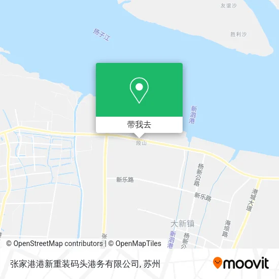 张家港港新重装码头港务有限公司地图