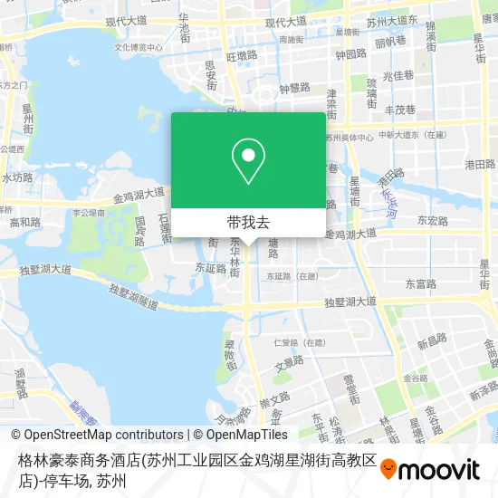 格林豪泰商务酒店(苏州工业园区金鸡湖星湖街高教区店)-停车场地图