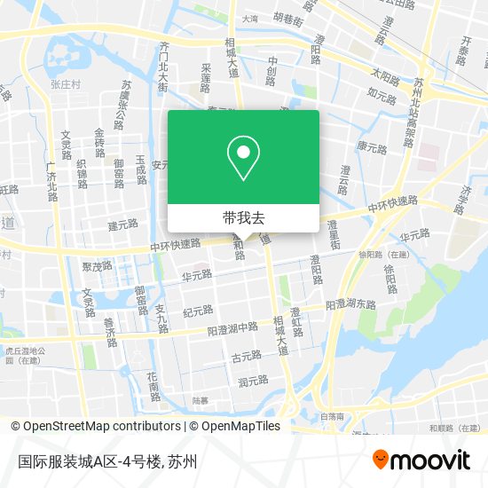 国际服装城A区-4号楼地图