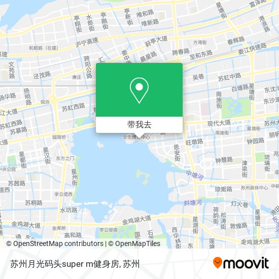 苏州月光码头super m健身房地图