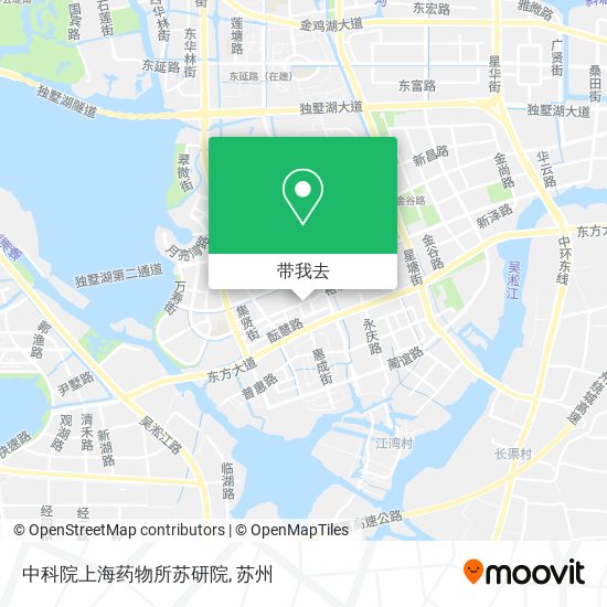 中科院上海药物所苏研院地图