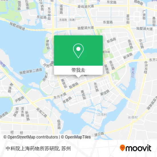 中科院上海药物所苏研院地图
