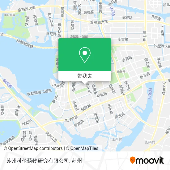 苏州科伦药物研究有限公司地图