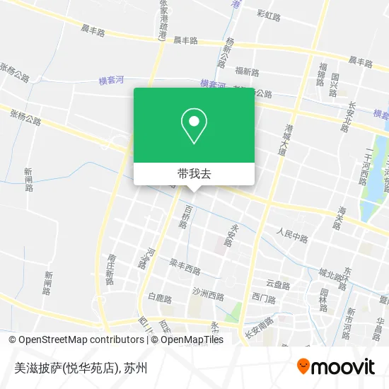 美滋披萨(悦华苑店)地图