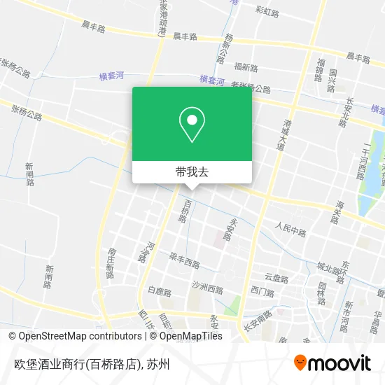 欧堡酒业商行(百桥路店)地图
