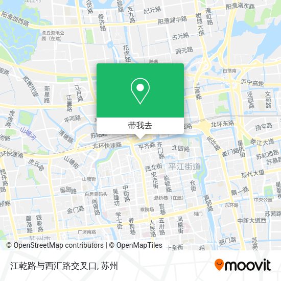 江乾路与西汇路交叉口地图