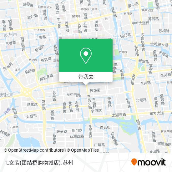 L女装(团结桥购物城店)地图