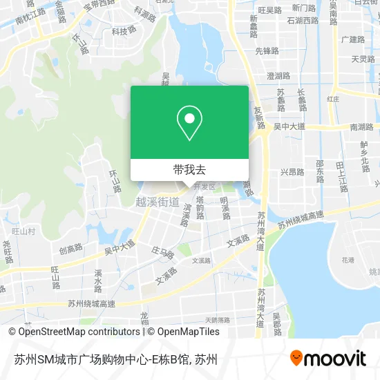 苏州SM城市广场购物中心-E栋B馆地图