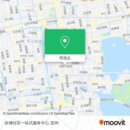 葑塘社区一站式服务中心地图