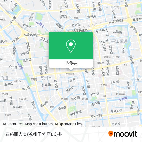泰秘丽人会(苏州干将店)地图