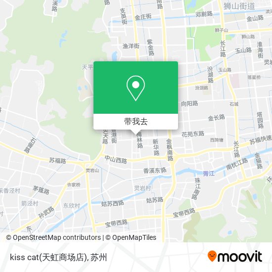 kiss cat(天虹商场店)地图