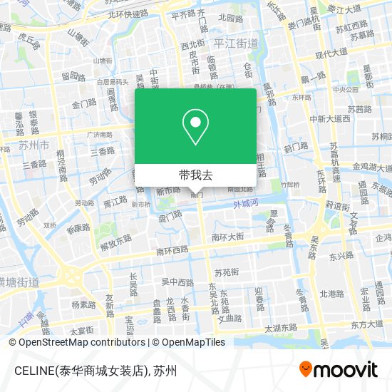 CELINE(泰华商城女装店)地图