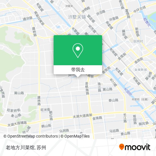 老地方川菜馆地图
