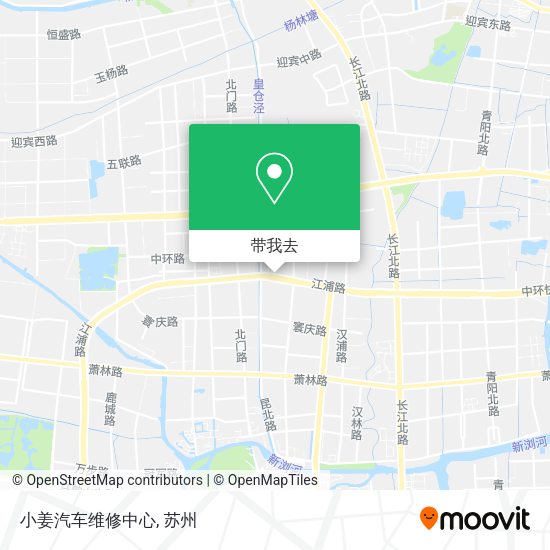 小姜汽车维修中心地图