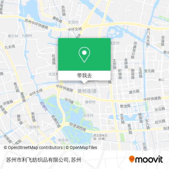 苏州市利飞纺织品有限公司地图