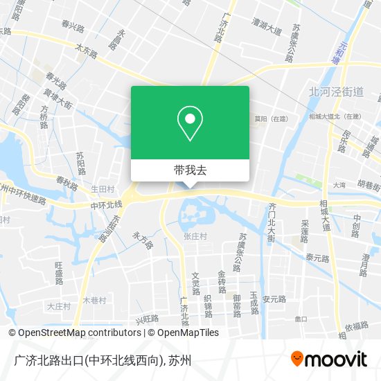 广济北路出口(中环北线西向)地图