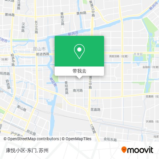 康悦小区-东门地图
