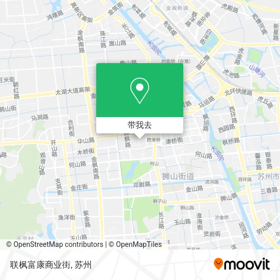 联枫富康商业街地图