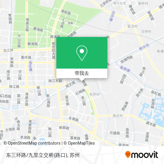 东三环路/九里立交桥(路口)地图