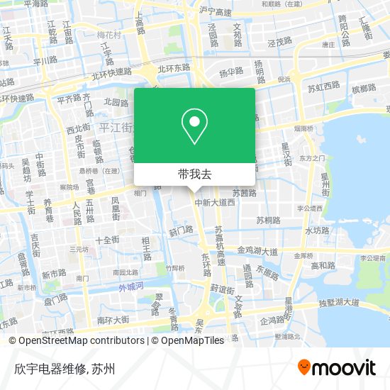 欣宇电器维修地图