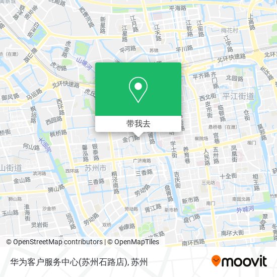 华为客户服务中心(苏州石路店)地图