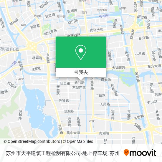苏州市天平建筑工程检测有限公司-地上停车场地图