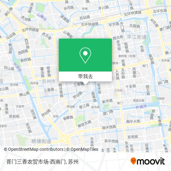 胥门三香农贸市场-西南门地图