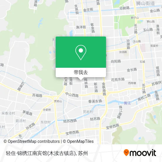 轻住·锦绣江南宾馆(木渎古镇店)地图