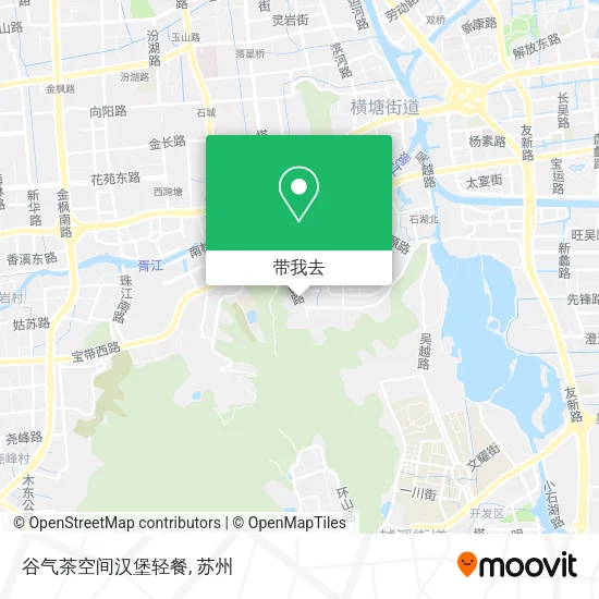 谷气茶空间汉堡轻餐地图