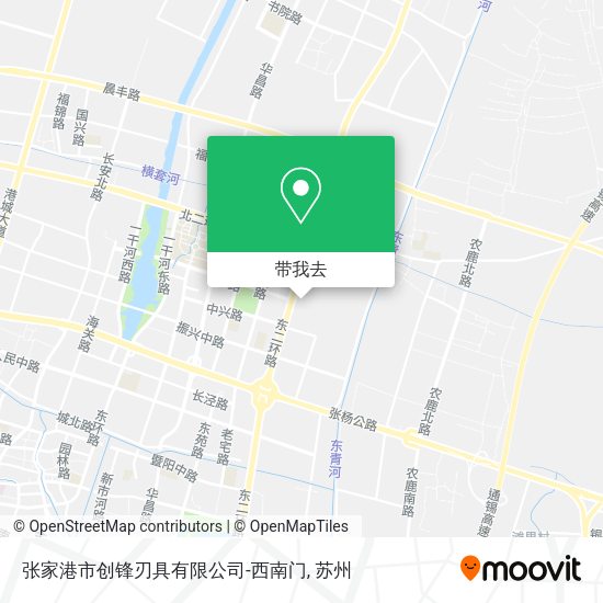 张家港市创锋刃具有限公司-西南门地图
