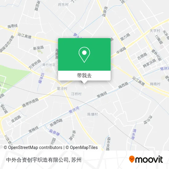 中外合资创宇织造有限公司地图