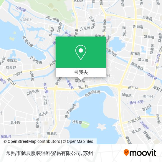 常熟市驰辰服装辅料贸易有限公司地图
