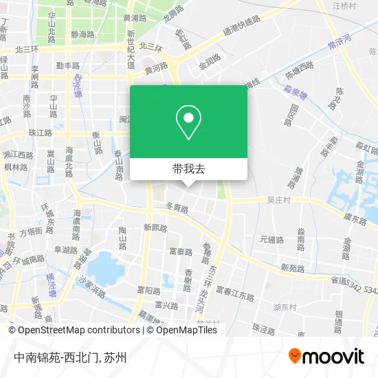 中南锦苑-西北门地图