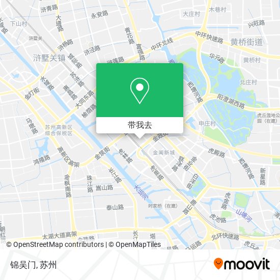 锦吴门地图
