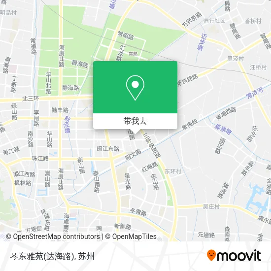 琴东雅苑(达海路)地图