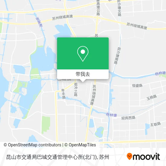 昆山市交通局巴城交通管理中心所(北门)地图