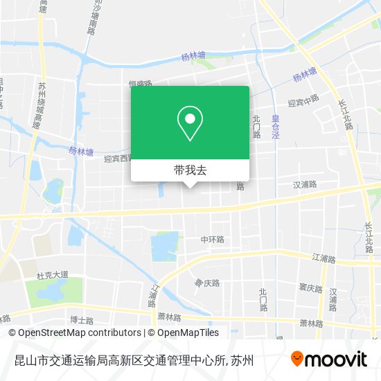 昆山市交通运输局高新区交通管理中心所地图