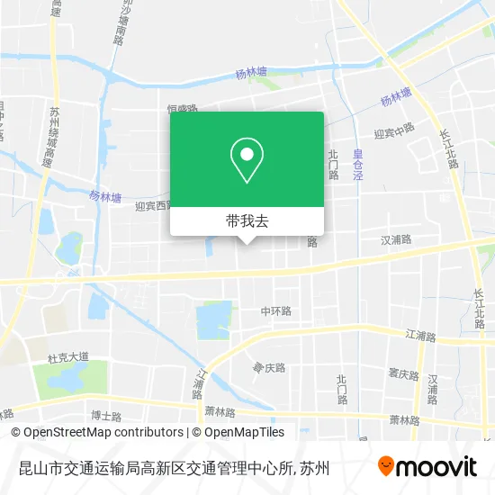 昆山市交通运输局高新区交通管理中心所地图