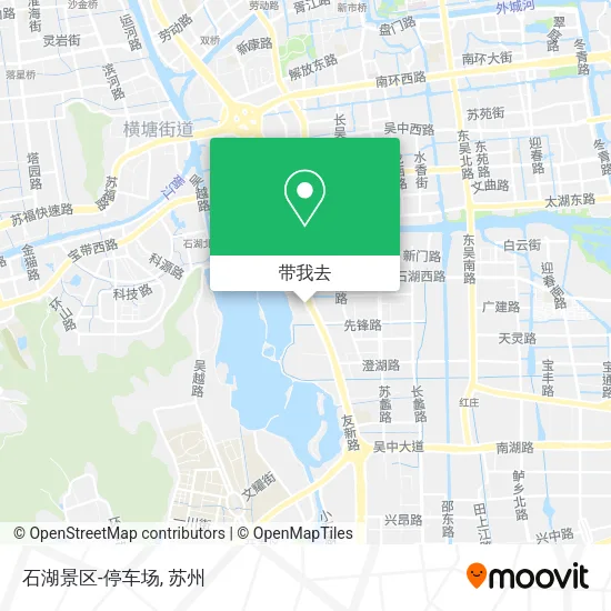 石湖景区-停车场地图