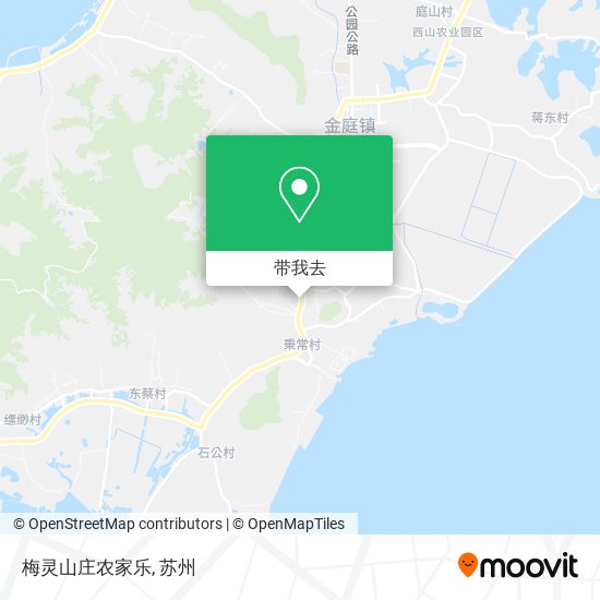 梅灵山庄农家乐地图