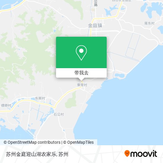 苏州金庭迎山湖农家乐地图