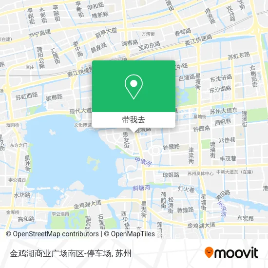 金鸡湖商业广场南区-停车场地图