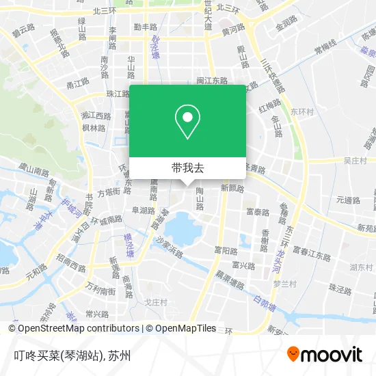 叮咚买菜(琴湖站)地图