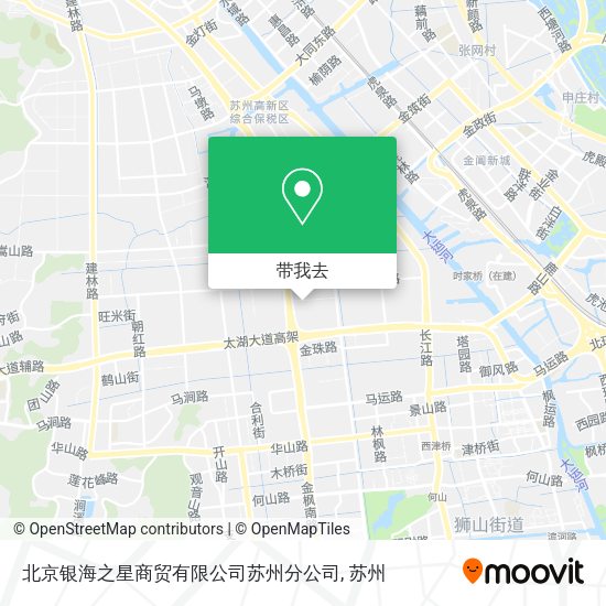 北京银海之星商贸有限公司苏州分公司地图