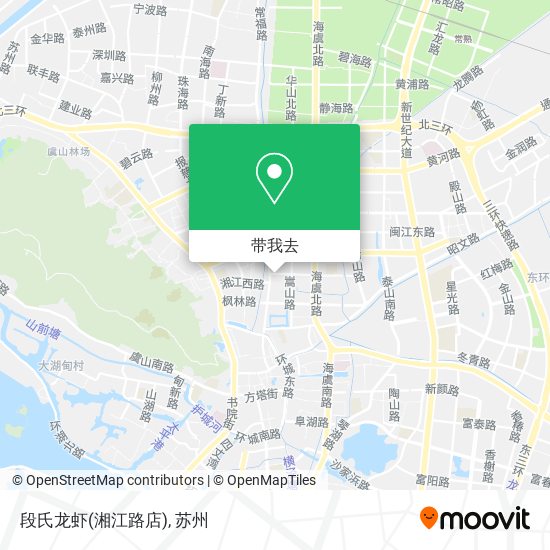 段氏龙虾(湘江路店)地图