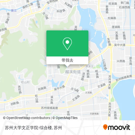 苏州大学文正学院-综合楼地图