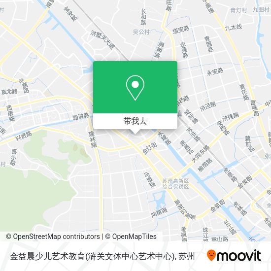 金益晨少儿艺术教育(浒关文体中心艺术中心)地图