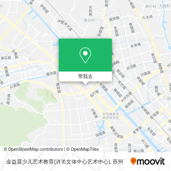 金益晨少儿艺术教育(浒关文体中心艺术中心)地图