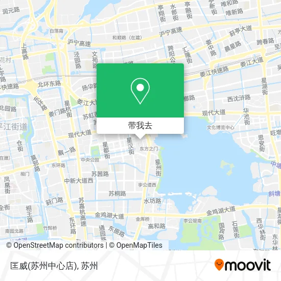 匡威(苏州中心店)地图