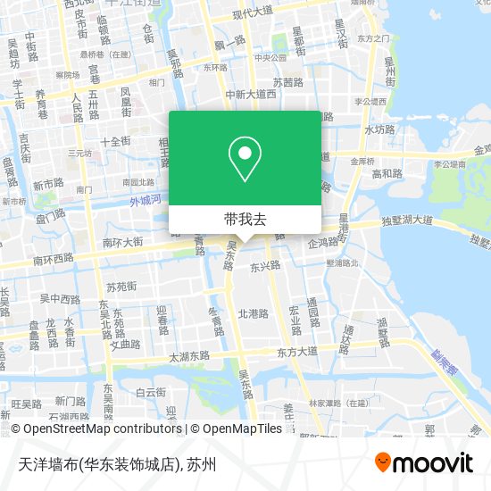 天洋墙布(华东装饰城店)地图